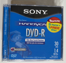 Sony DMR30R1 Handycam dischi DVD-R (confezione da 6)