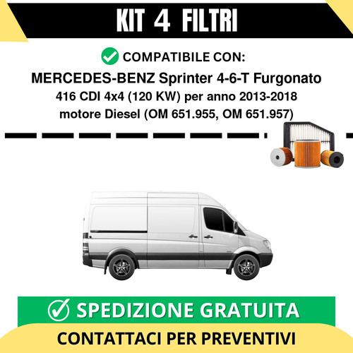 Kit filtri risparmio per - 4,