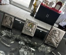 3 Quadretti Sacre In argento