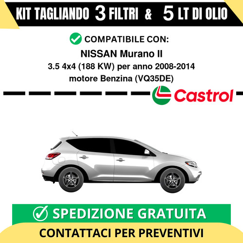 Tagliando per nissan murano - per, ii