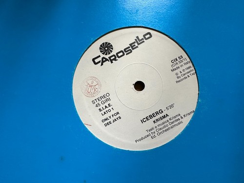 Krisma iceberg disco mix - –,