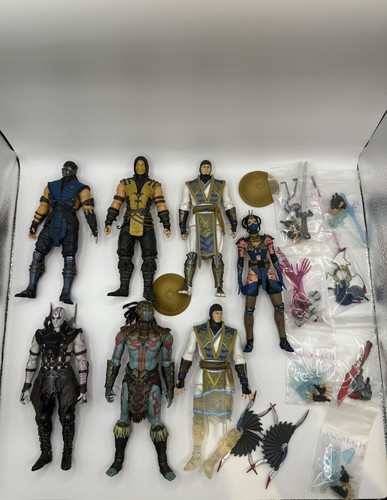 Lotto figurine mortal kombat - mortal, x