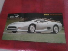 Poster Jaguar XJ 220 misura 58x28 da rivista STARTER