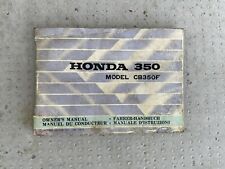 Honda CB 350 FOUR libretto uso e manutenzione con schema impianto elettrico