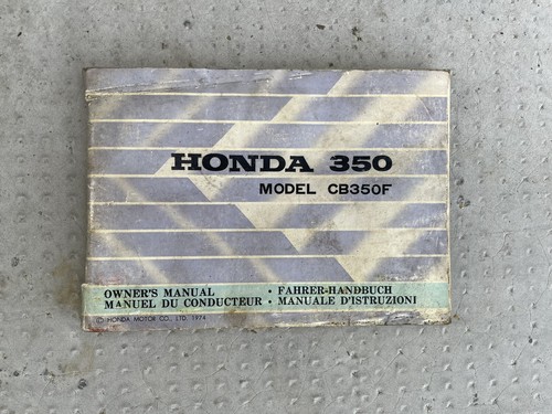 Honda 350 four libretto - four, uso