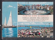 Cartolina Porto San Giorgio Padella Gigante dell'Adriatico MC245