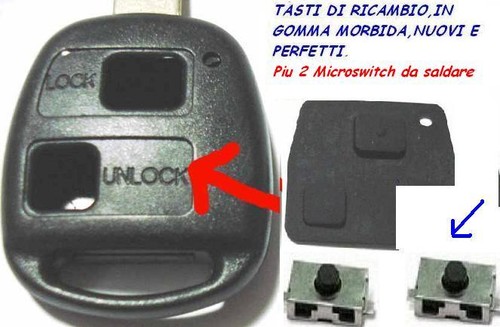 2pz tasti telecomando - 2pz,
