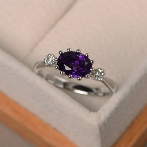Anello tre pietre placcato