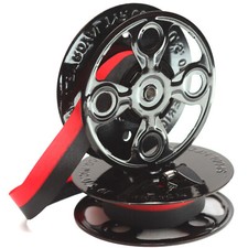 Macchina da scrivere Royal Standard n.1 n.5 doppie bobine metalliche e nastro rosso nero nuovo