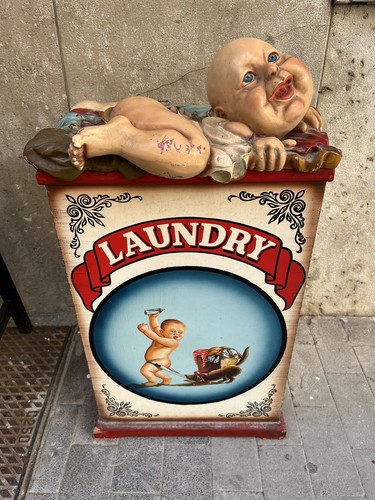 Porta biancheria vintage - biancheria,