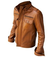 Giacca uomo vera pelle - , marrone