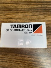 tamron sp60~300mm F/3.8-5.4