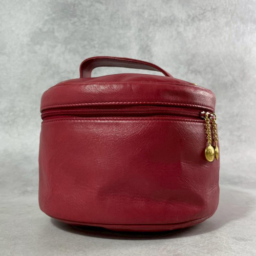 Gucci 90s vintage red lambskin - red,