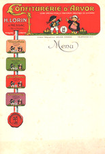 Menu vierge - Confiturerie