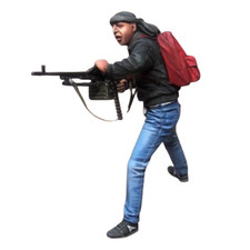 1/35 Arab Rebel Mitragliatrice