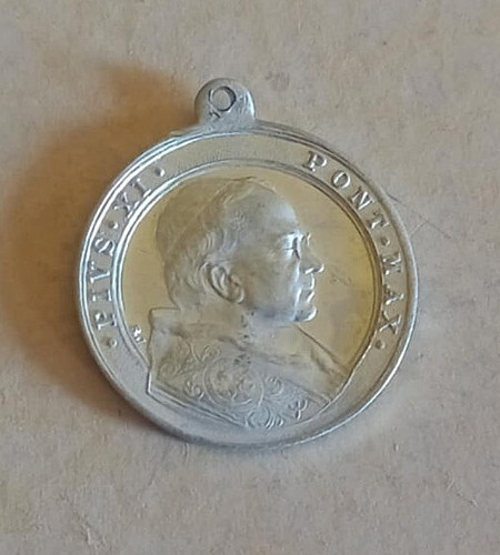 Medaglia papa pio giubileo - papa, xi,