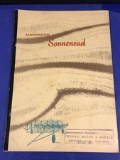 RANGHINATORE SONNENRAD  ISTRUZIONI D'USO originali d'epoca