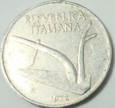 Italia moneta Repubblica del 1972 10 lire Circolata 