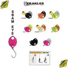 HERAKLES SBAM EYE ESCA SPOON ONDULANTE TROUT AREA GR 0.70-CM 1.5 AMO BARBLESS 10