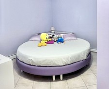 letto rotondo 200cm con materasso