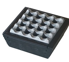 Ashtray Mod. ULTIMA 15 for cigars, glass and aluminum