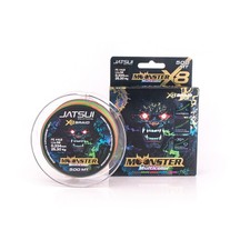 TRECCIATO DA PESCA JATSUI MOONSTER BRAI X8 MULTICOLOR 500 MT SEZIONE ROTONDA