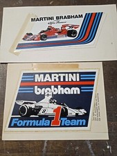 Adesivo martini racing brabham alfa romeo auto sprint