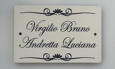 Numero civico+via incisi su