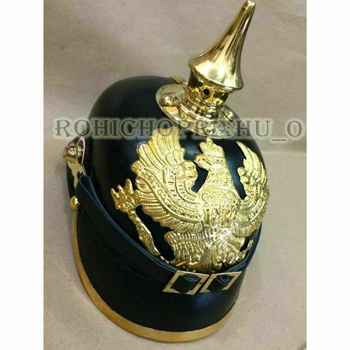 Elmetto prussiano pelle da - elmetto,