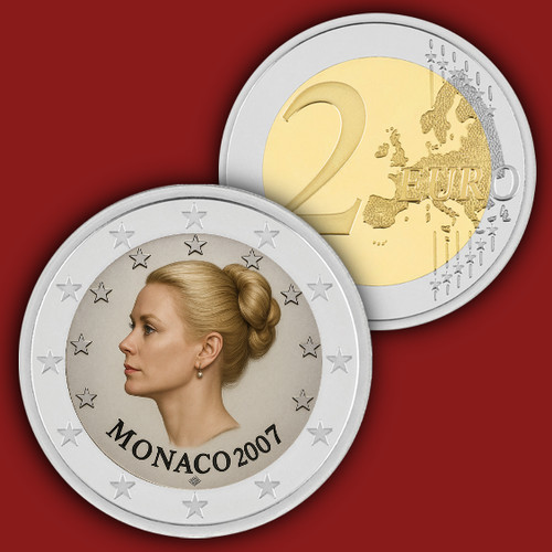Moneta euro monaco kelly - euro,