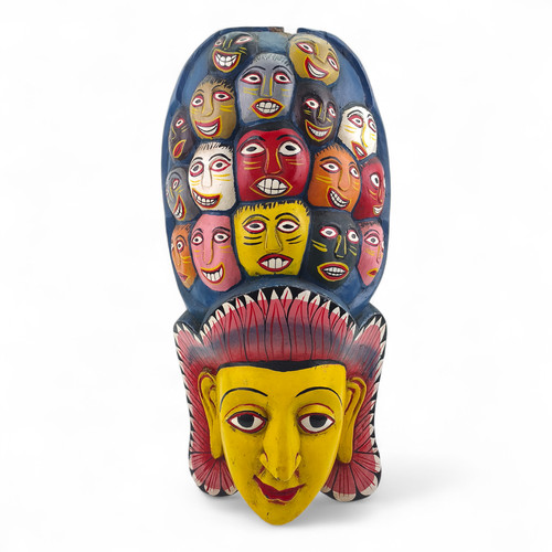 Maschera parete legno - parete,