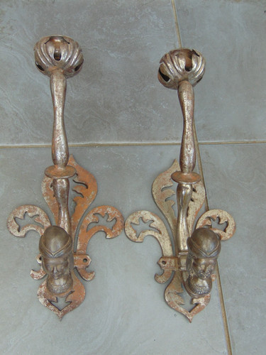 Coppia antiche applique - antiche,