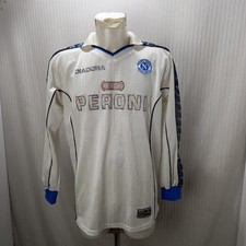 Articolo e5032 maglia uomo Diadora calcio Napoli peroni, taglia L, ascelle 59cm,