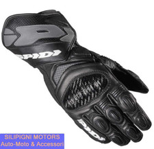 SPIDI CARBO 7 - A210 GUANTO MOTO IN PELLE Racing Colore 026 Nero