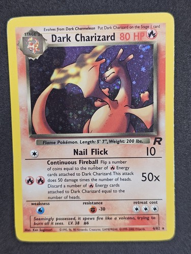 Dark charizard holo - charizard, rara