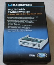 MANHATTAN multi-card reader/writer  usb 2.0