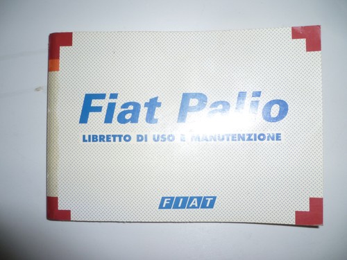 Uso manutenzione fiat palio - e,