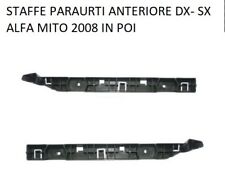 KIT STAFFE GUIDA PARAURTI ANTERIORE 2 STAFFE SX DX ALFA MITO 08 DAL 2008 IN POI