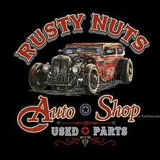 T-shirt auto vintage hot rod
