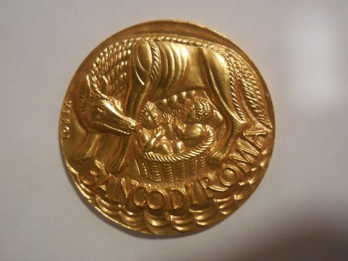 Medaglia banco banca roma - di,