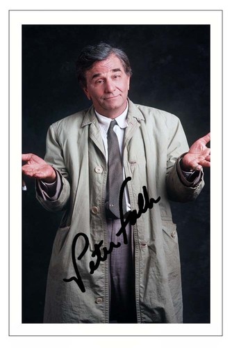 Peter falk signed autograph - signed,