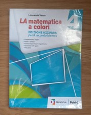 La matematica a colori 4 Edizione azzurra per secondo biennio ISBN 9788849420159