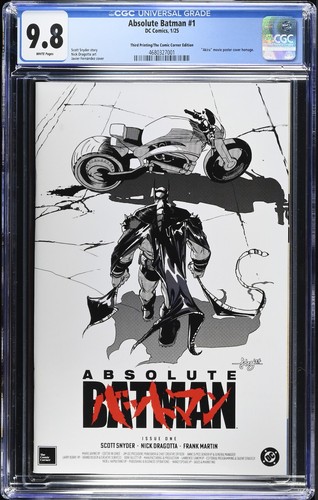 Absolute batman cgc 9 8 - batman, 9.8