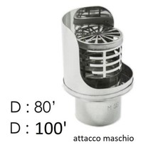 Fumaiolo terminale acciaio