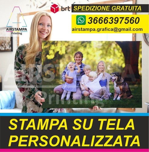 Stampa tela personalizzata - su,