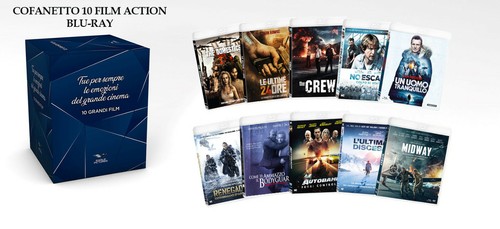 Cofanetto film action 10 - cofanetto,