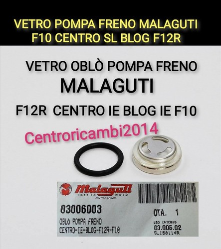 Vetro pompa freno malaguti - vetro,