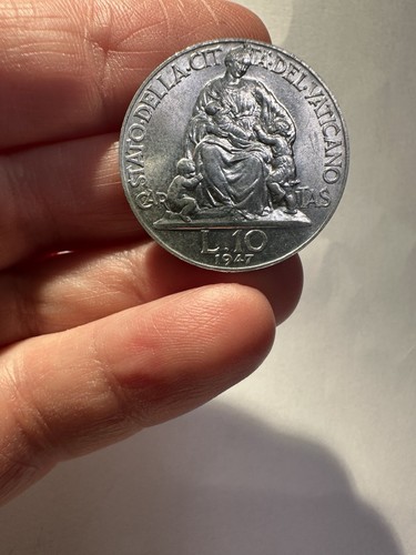 Lire 1947 vaticano pio xii - 1947,