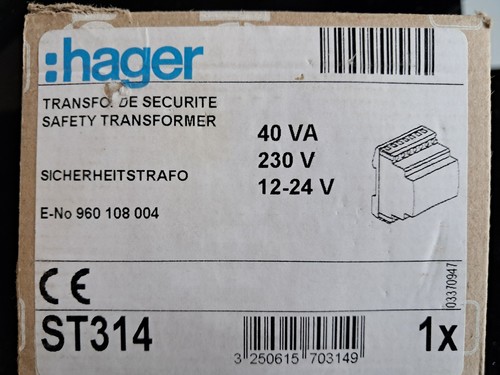 Trasformatore hager 230 - trasformatore,
