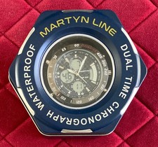 Orologio MARTYN LINE Dual Time Chronograph - Nuovo